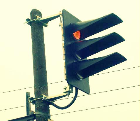 Светофор железнодорожный мачтовый