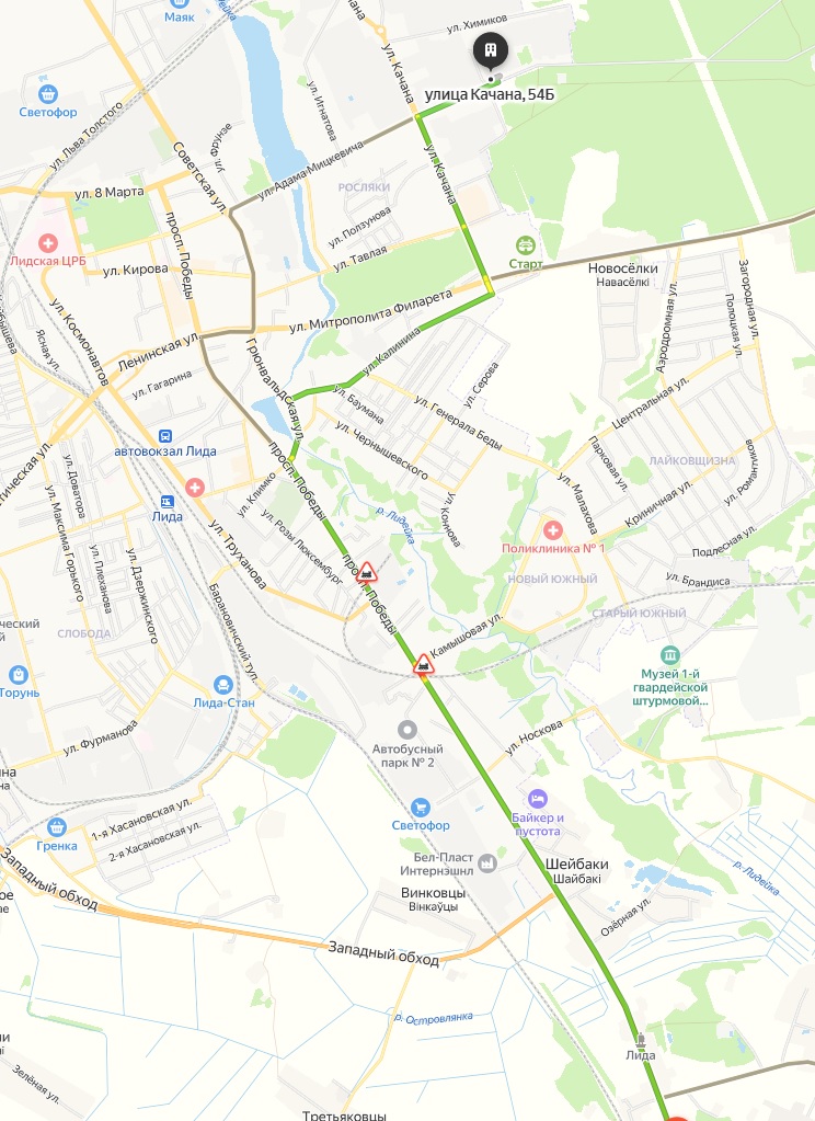 Схема проезда